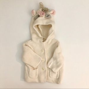 GAP Baby unicorn sweater. 0-3 months.